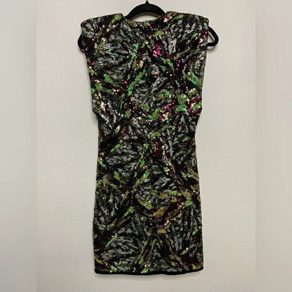 Zara Colorful Sequence dress - Picture 8 of 9
